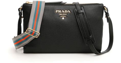 prada leather sling shoulder chest crossbody|Prada crossbody bag.